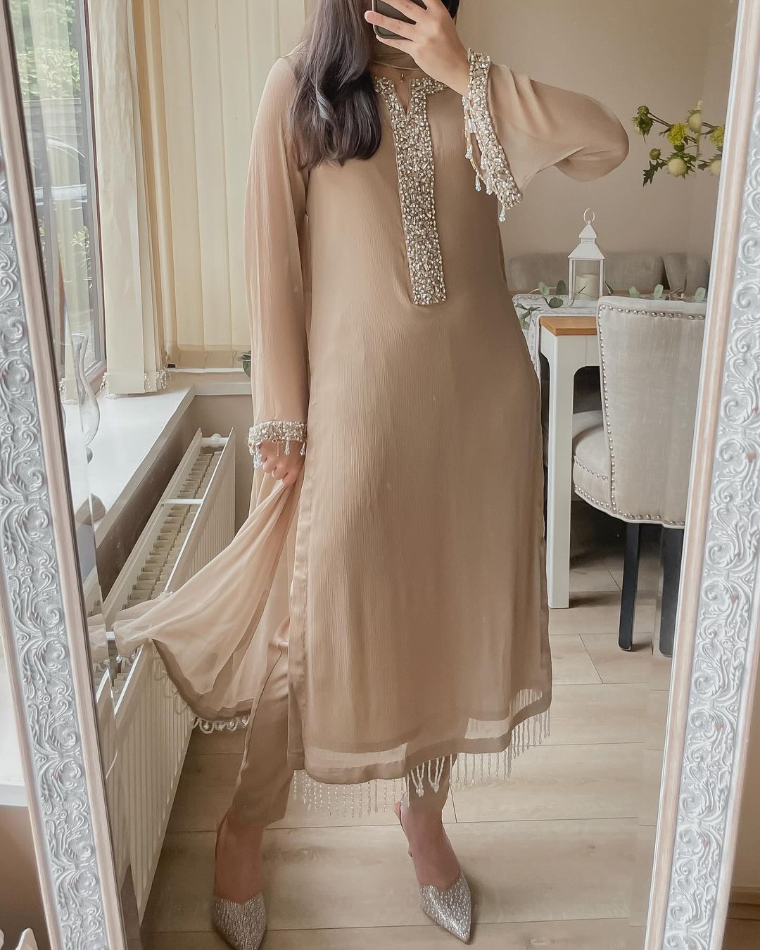 Beige Party Wear Suit: Elevate Your Festive Look This Diwali