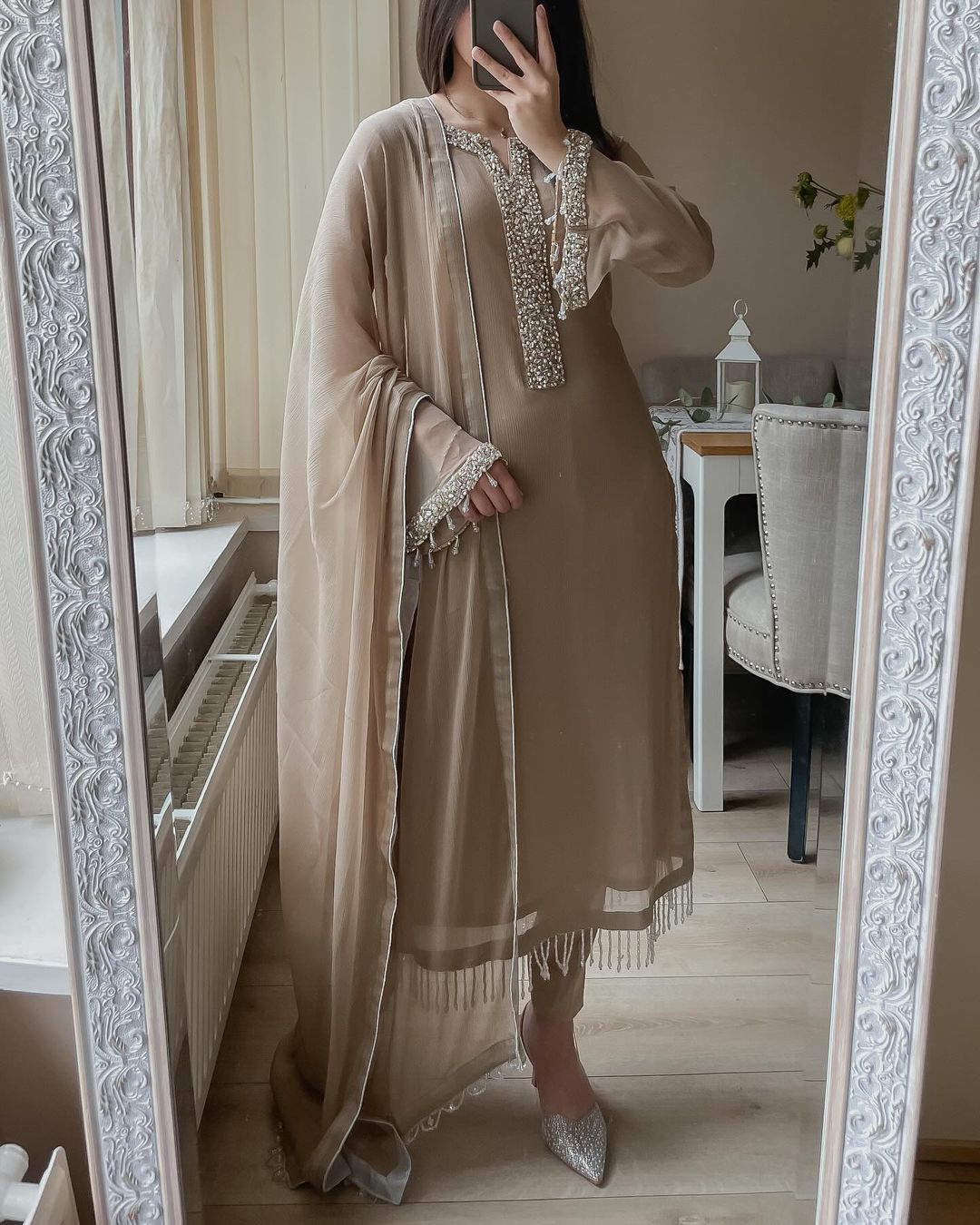 Beige Party Wear Suit: Elevate Your Festive Look This Diwali