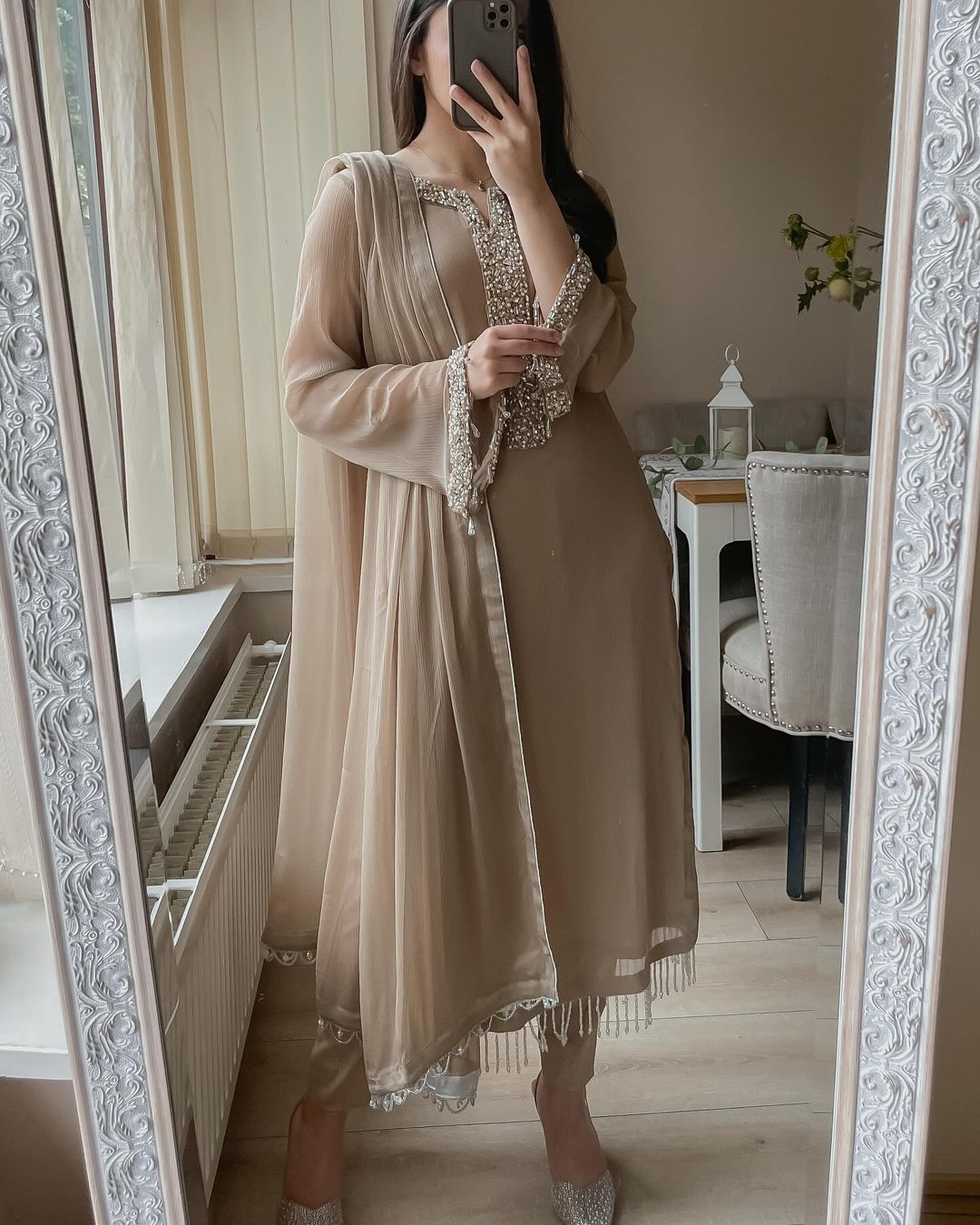 Beige Party Wear Suit: Elevate Your Festive Look This Diwali